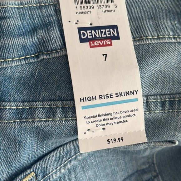 NWT Levi’s Denizen High-RIse Super Skinny Stretchy Jeans - Picture 7 of 8